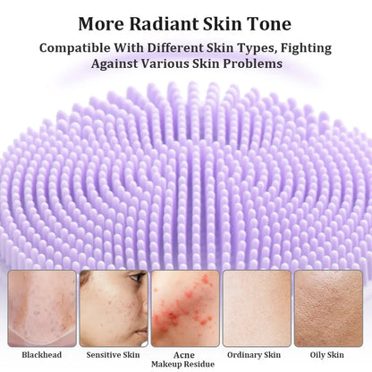 Sonic Waterproof Facial Cleansing Brush for Men & Women