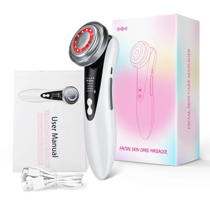 Multifunction Facial Massager 4 in 1 RF EMS Facial Radio