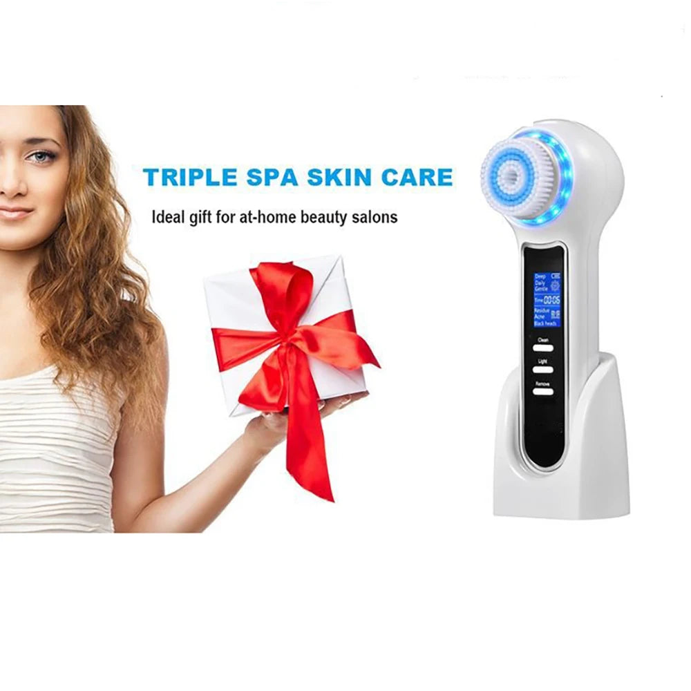 Facial Washer Exfoliator, Electric Facial Rotating Brush