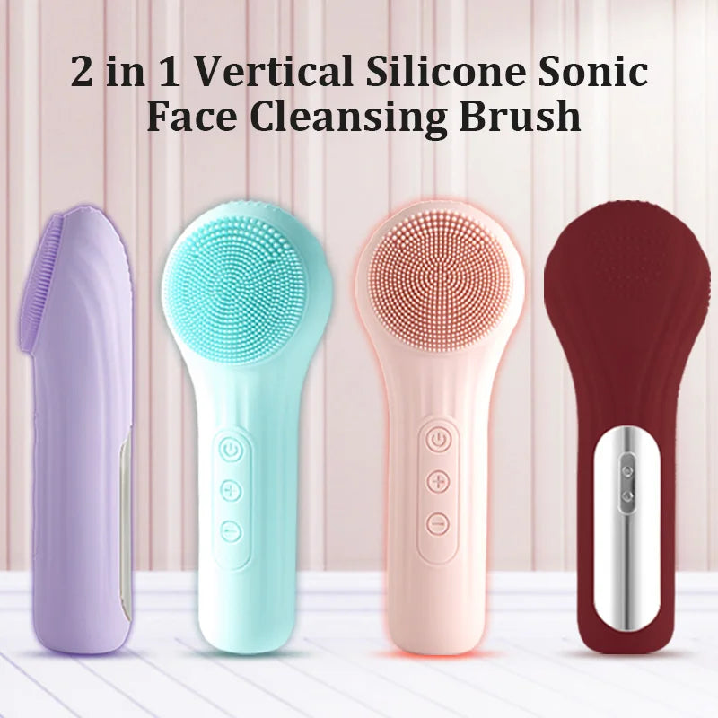 Sonic Waterproof Facial Cleansing Brush for Men & Women