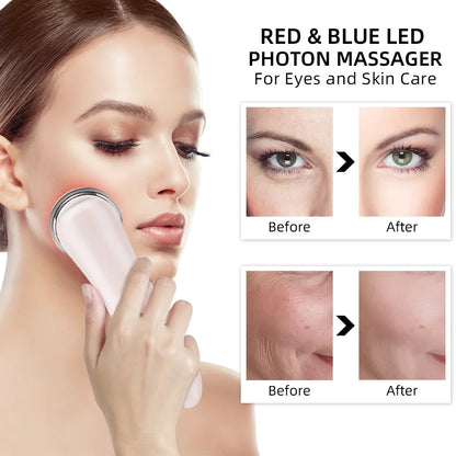 Multifunction Facial Massager 4 in 1 RF EMS Facial Radio