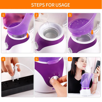 50ML Facial Steamer Nano Steamer Hot Sprayer Face