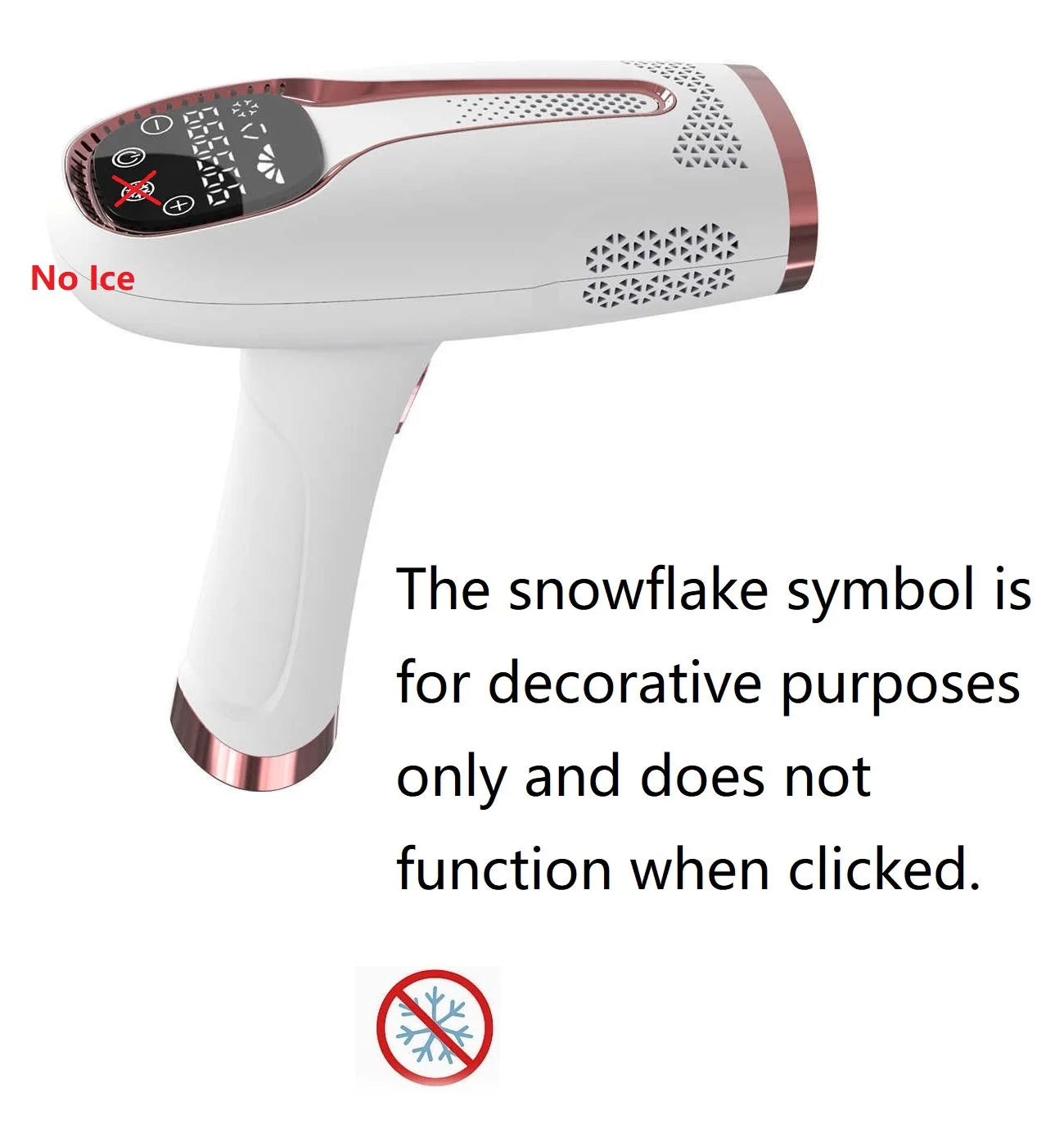 Beauty Care IPL Hair Removal Device 990000 Flashes Painless