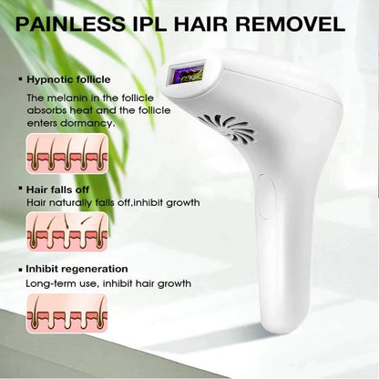 Beauty Care IPL Hair Removal Device 990000 Flashes Painless
